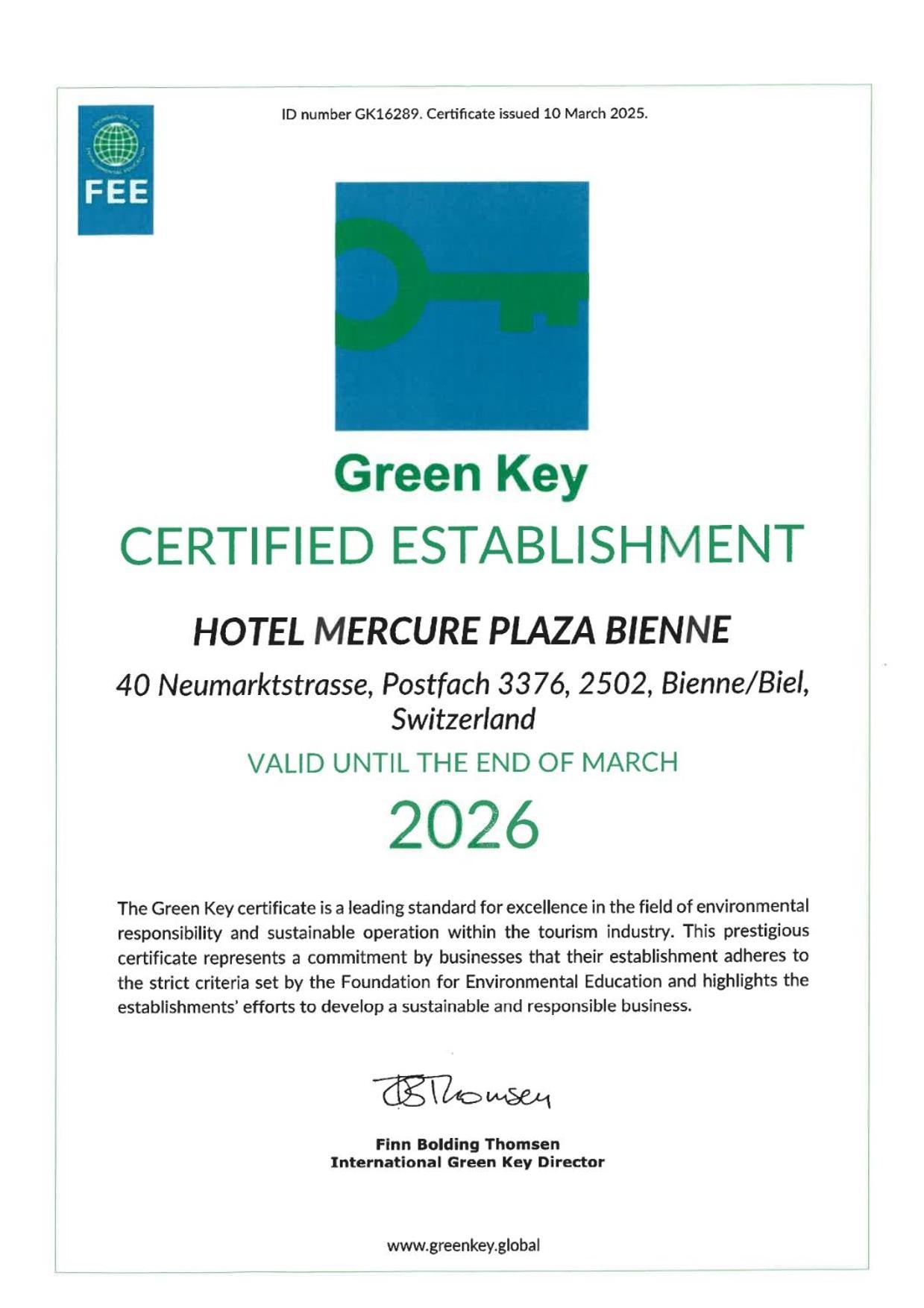 Mercure Biel Luaran gambar